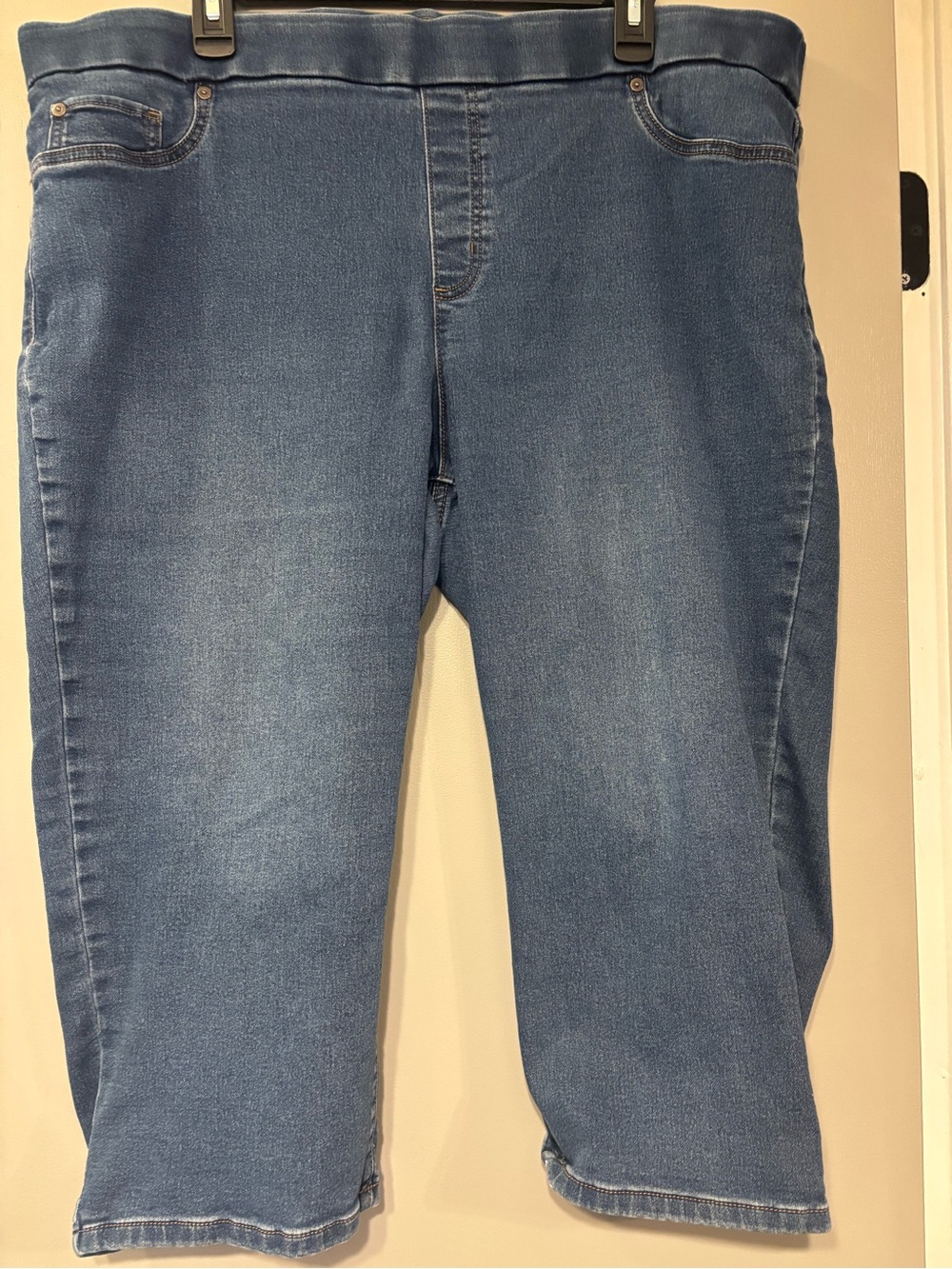Women’s Kim Roger’s Blue Stretch Jean capris